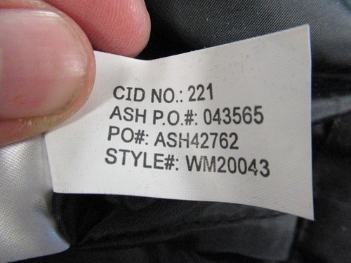 Ashworth Jacket Mens XL Gray US Open Cherry Hills Water Wind Resistant Zip NWT - Picture 14 of 17