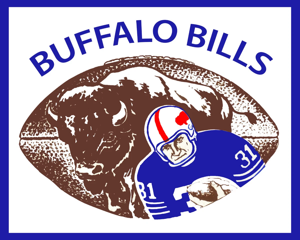 Vintage Buffalo Bills AFL Logo - 8x10 Color Photo | eBay