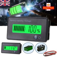 12V-72V Indicator Battery Capacity Voltage Tester LCD Display Lead-acid Monitor