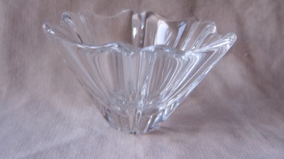 New Old Stock In Box Orrefors Orion Glass Bowl Excellent Condition Signed