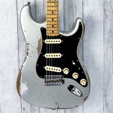 Fender Custom Shop Jason Smith Masterbuilt 69 Strat Relic Inca Silver, Second-ha