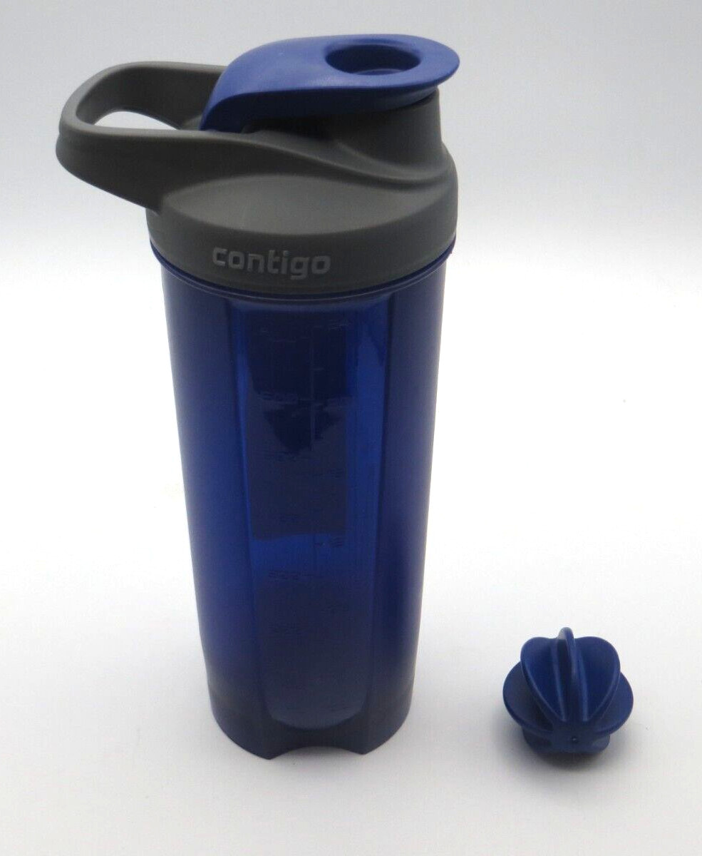 Contigo Shake & Go Mixer Bottle 24 Oz. With Shaker Ball Athens Blue