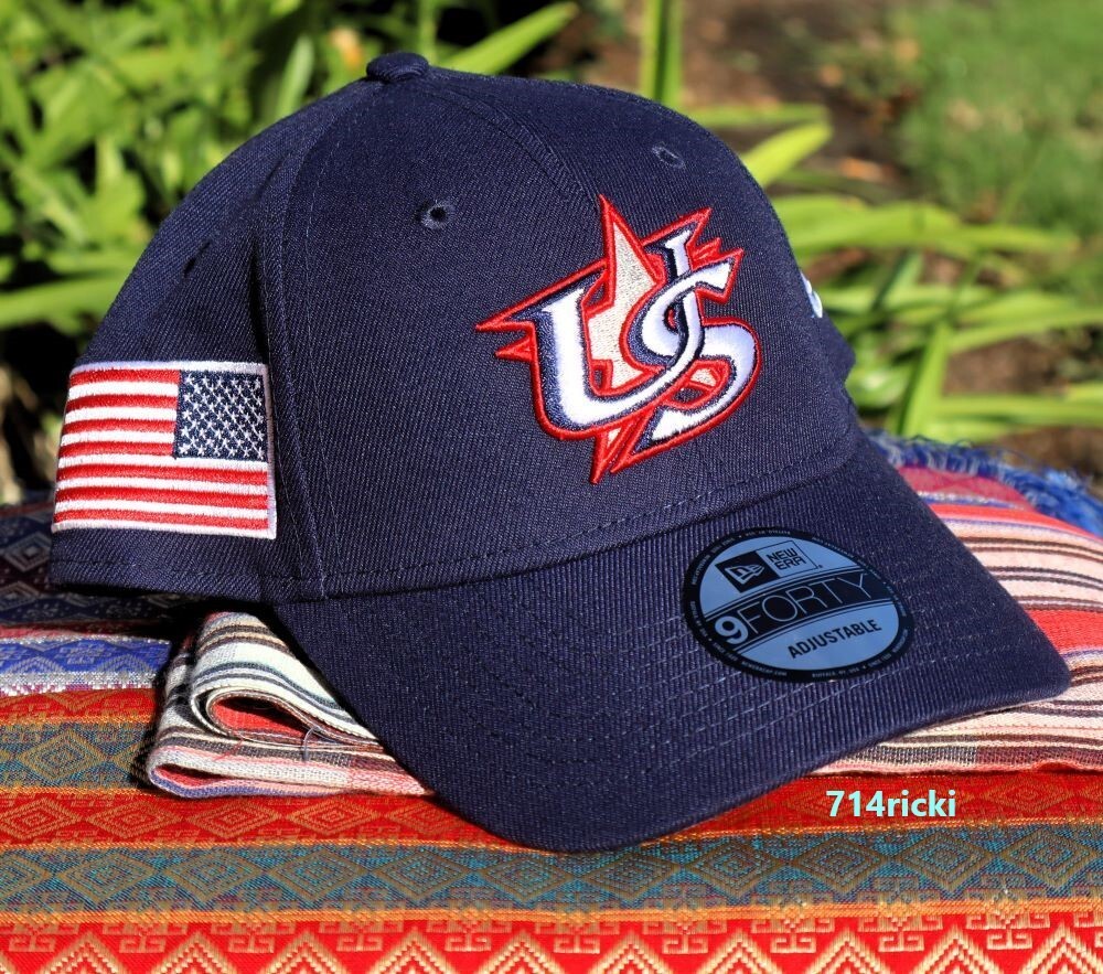 2023 WBC USA World Baseball Classic Adjustable Hat New Era 9FORTY