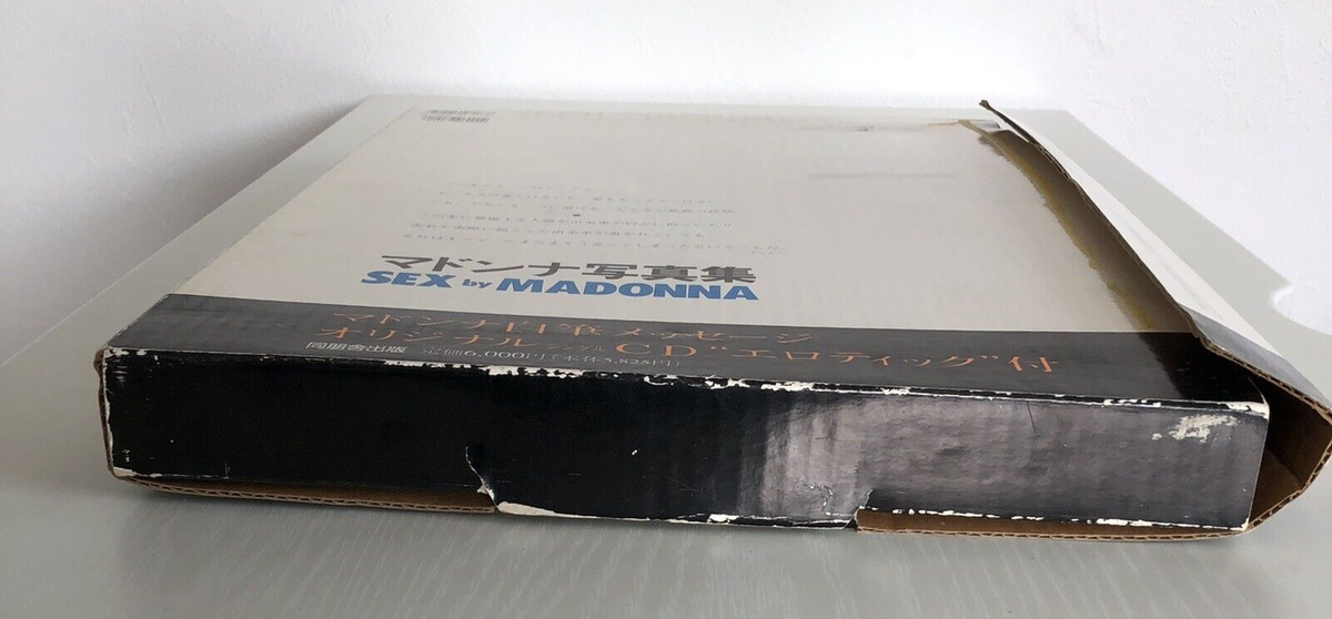 Madonna SEX by MADONNA PHOTO BOOK with CD Book Box Japan Madonna SEX by MADONNA PHOTO BOOK with CD Book Box Japan