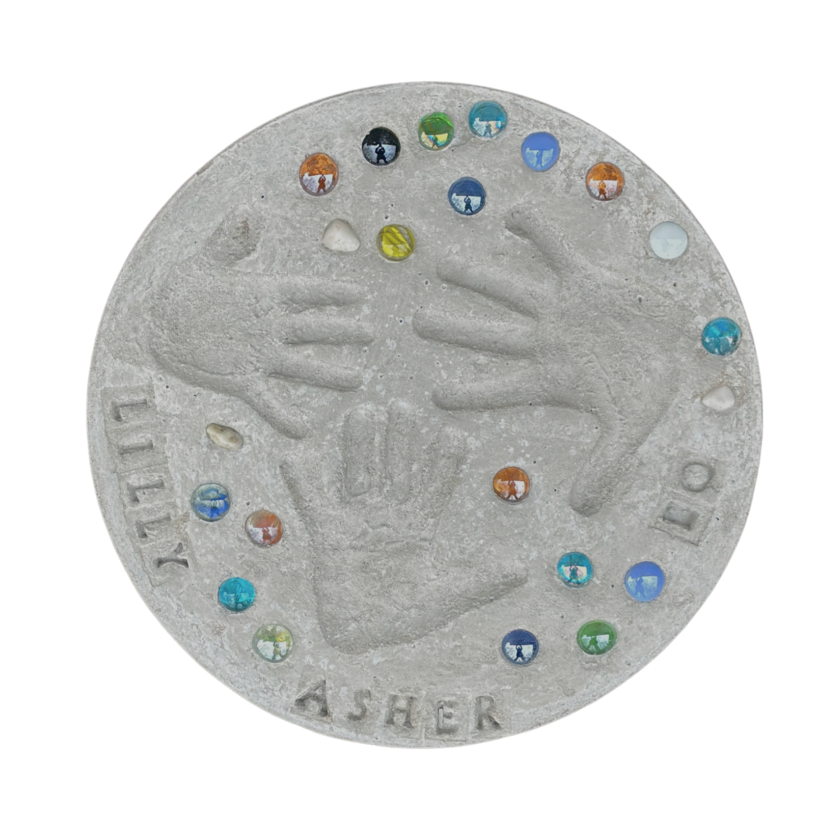 DIY Large Stepping Stone Kit, Handprint Kit, Garden Stepping Stone, Mother's Day