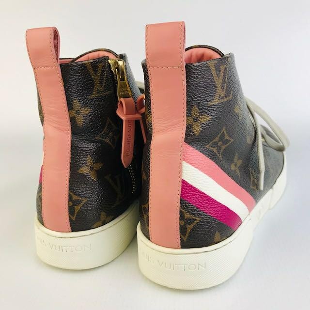 LOUIS VUITTON Stellar line High-top sneakers Shoes 36 Brown LOUIS VUITTON Stellar line High-top sneakers Shoes 36 Brown
