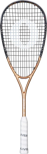 Oliver Apex 320 Squashschläger Allroundracket gold-schwarz besaitet mit Hülle