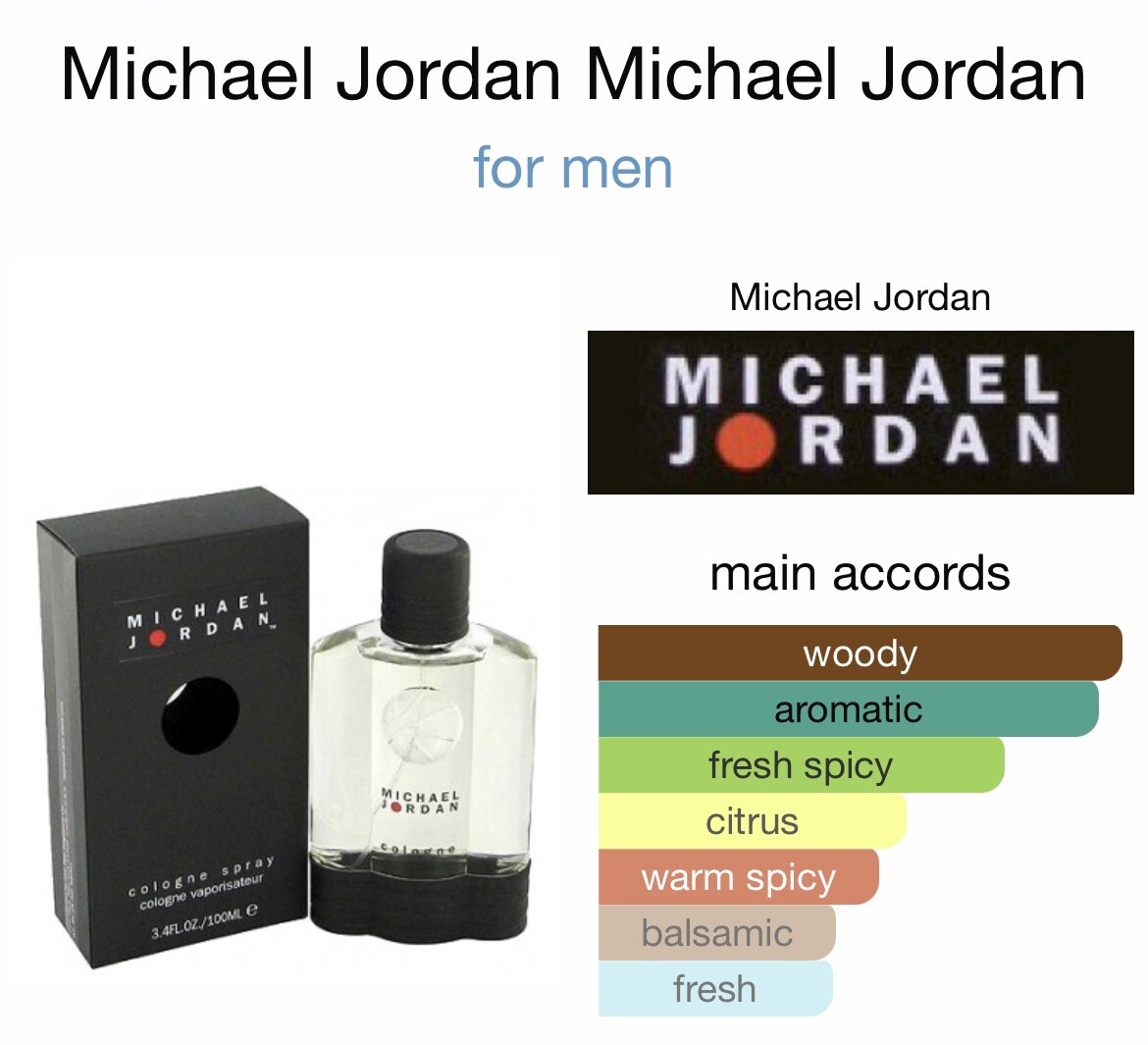 MICHAEL JORDAN Cologne Spray Men 3.4oz/100ml Eau de Cologne