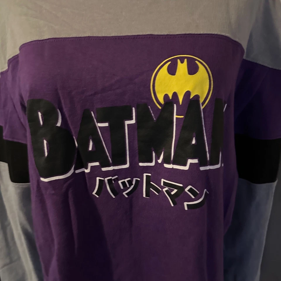 Batman Sudadera Corta Morado y Gris Talla M Foto 4 de 4