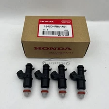 OEM 4PCS FUEL INJECTORS 16450-RNA-A01 FOR CR-Z FIT CITY 1.5L CIVIC 1.8L US