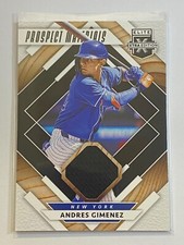 ⚾2020 Panini Elite Extra Baseball Prospect Materials #PM-AG Andres GIMENEZ ⚾