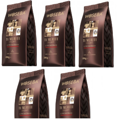 250 g x 5 SET Woseba Gerösteter gemahlener You Devere A Refined VERSAND GRATIS