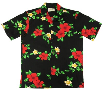 Aloha-Shirt (Hawaii-Hemd) - 100% Made in Hawaii - 100% Baumwolle - Größe ''3XL''