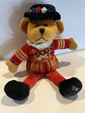 Tower Of London Teddy Bear Plush Guardsman 13” Clothes Gift England Beefeater