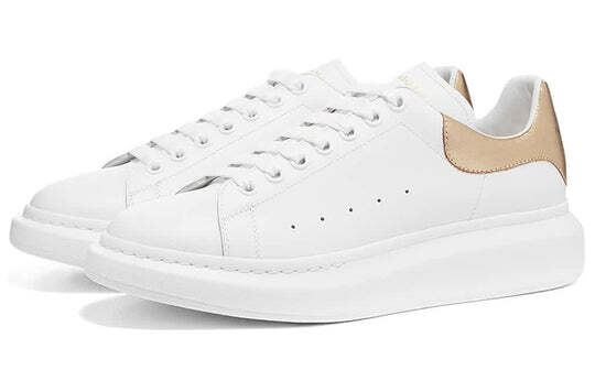 Size 9 - Alexander McQueen Oversized Sneaker White Gold for sale 