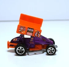 HOTWHEELS SLIDE OUT SPRINT CAR DIECAST REPLICA HARD TO FIND CIRCLE TRACK RACER