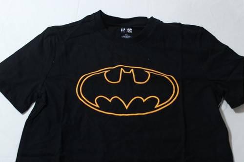 Gap Kids Boys' S/S Batman Sheild T-Shirt NC3 True Black Size 2XL (14/16) NWT - Picture 2 of 3