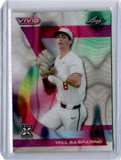 2024 Leaf Vivid Gray Lava Will Gasparino 2/9 (B82) Texas