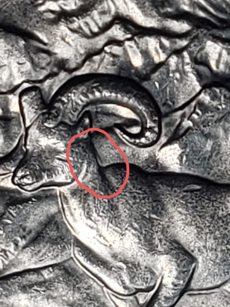 2012-P Alaska Denali ATB Quarter - WDDR-002 Doubled Die Reverse