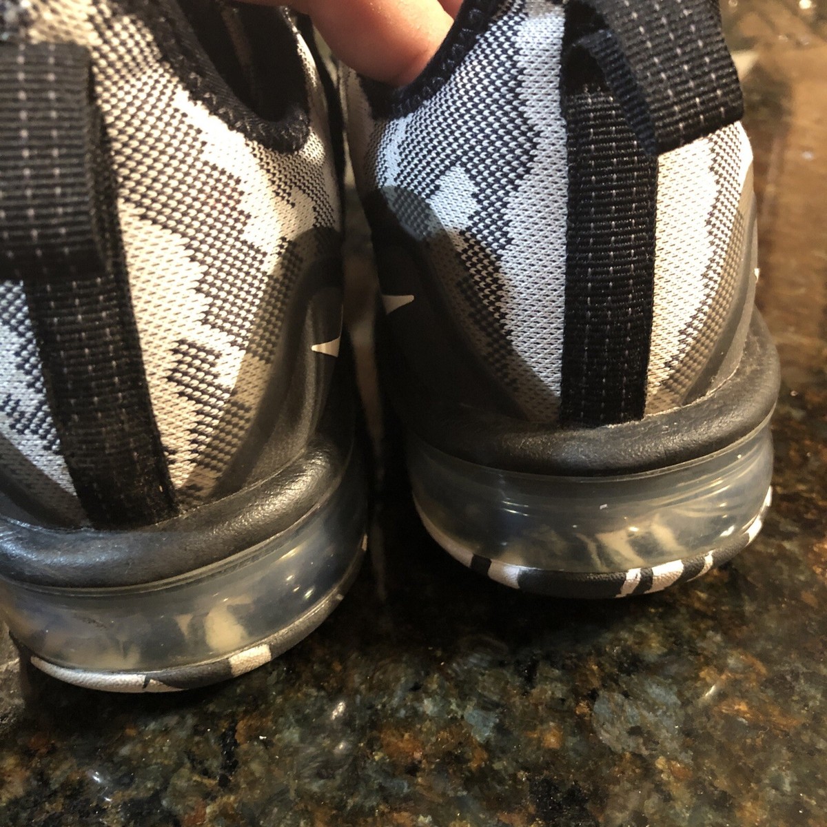 Nike Air Max Sequent 3 Mens AR0251-001 Black White Camo 9.5 Nike Air Max Sequent 3 Premium Black Camo for Sale  main image 4