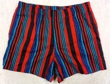 Towncraft Swim Trunks Vintage Swimwear XL 40-42 Shorts Red Blue Green Black
