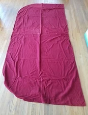 RED soft fabric Cape clothing 111x51 inches soft velour?