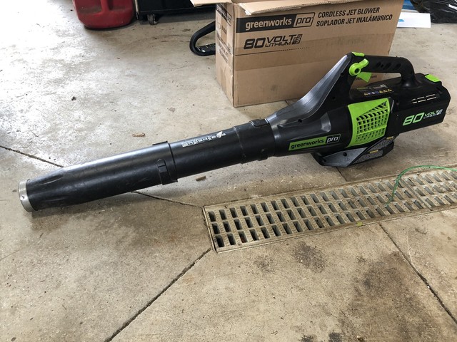 GreenWorks 80v Pro Jet Leaf Blower Battery and Charger Not Included Bl80l00 for sale online | eBay