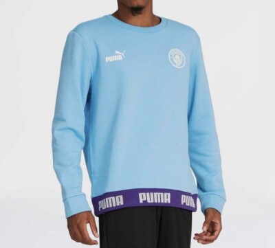 Puma Man City Sweatshirt Men's Size L Soccer Premier League Rare New In Bag 
