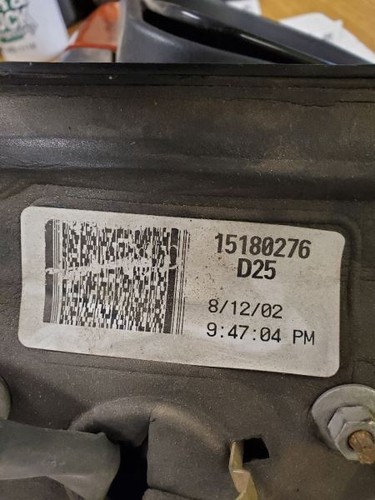 Driver Side View Mirror Power Manual Folding Opt DS3 Fits 02-03 BRAVADA 381834 - Picture 2 of 6