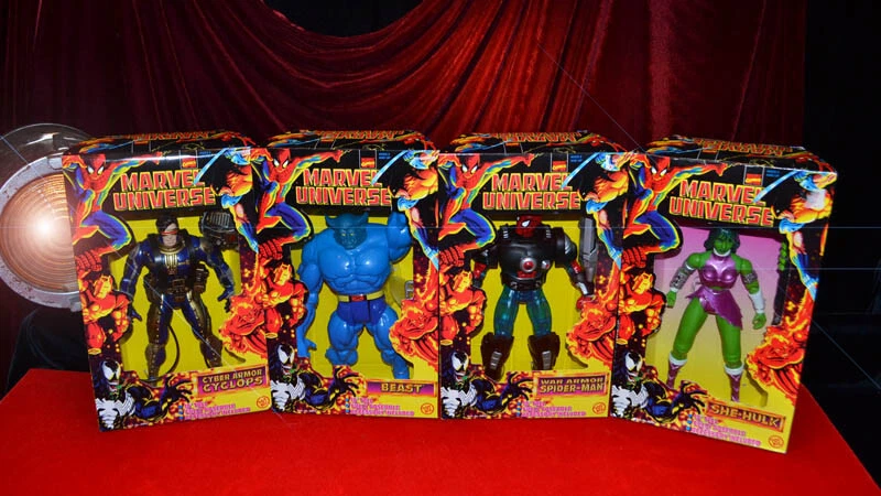 MARVEL UNIVERSE x 4 Collection 10 Inch Deluxe FIGURES X 4 Toy