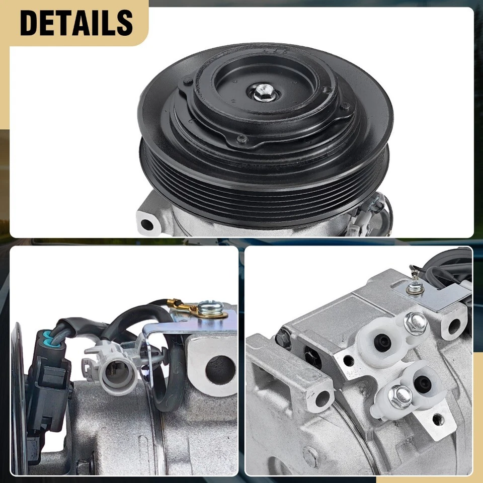 Compresor de aire acondicionado para Toyota Corolla para Matrix 1,8 L 2003-2005 2006 2007 2008 Foto 3 de 4