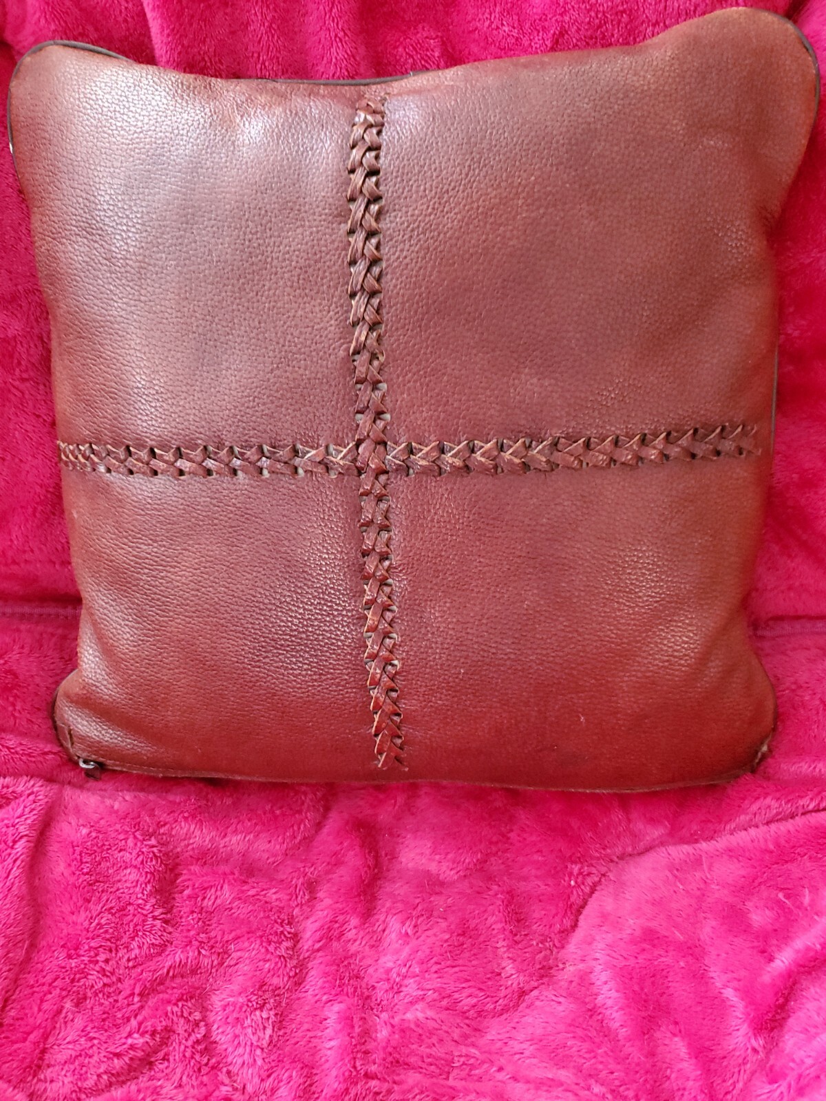 Leather Pillow
