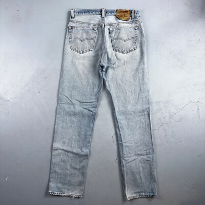 Levis 501 Vintage 90s USA XX Straight Leg Jeans Blue Light