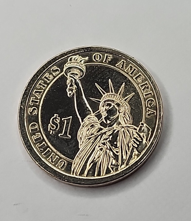 20010-P James Buchanan Presidential Golden $1 One Dollar Coin P654