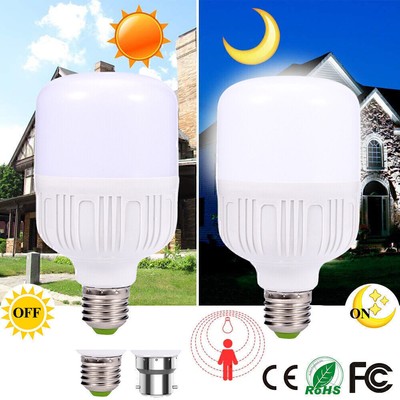 LED E27 B22 Lampe Birne mit Radar-Bewegungssensor Bewegungsmelder Leuchtmittel