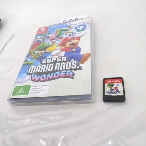 Super Mario Bros. Wonder Nintendo Switch Open Box New 2023 platform