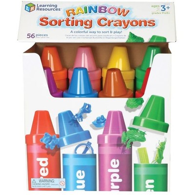 Learning Resources Regenbogen Sortierstifte Farbsortierset für Kinder LER3070