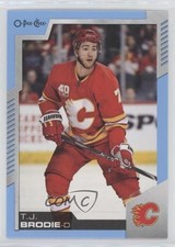 2020-21 O-Pee-Chee Blue Border TJ Brodie #274 0m8e