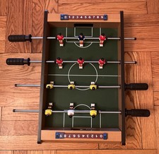 Foosball Table - Portable Mini Soccer Game for Home Entertainment Space-Saving