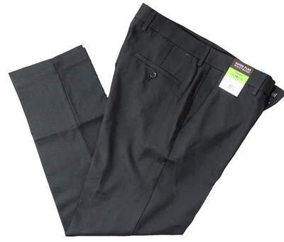 Haggar Performance Dress Pants Men 32x29 Super Flex Waistband Polyester  Black | eBay