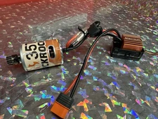 Spektrum Firma 40A Brushed Waterproof ESC 2s-3s IC3 / Axial SCX10 III 35T MOTOR