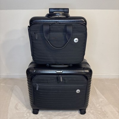 Rimowa Lufthansa Salsa Business Trolley 42L + 13L Black 4 wheels