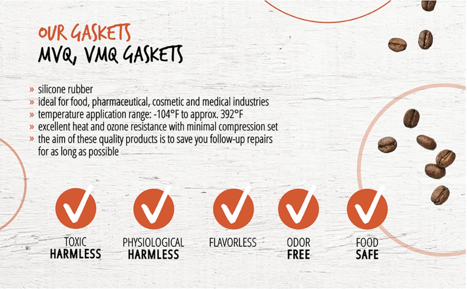 Gasket Seal Set Compatible for La Pavoni Professional, Stradivari Professiona...