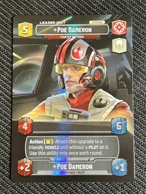 Star Wars Unlimited TCG - POE DAMERON 1009 Showcase JTL Jump to Lightspeed - ENG
