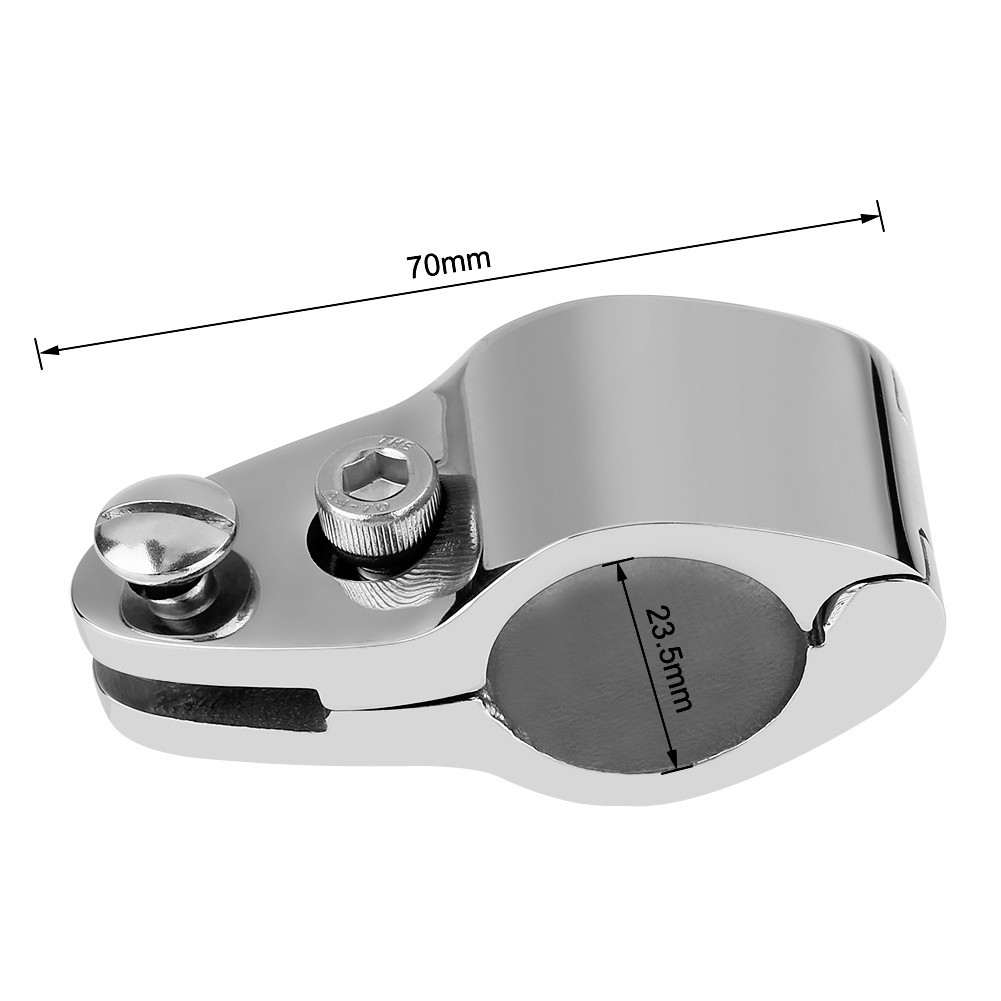 1 Inch Stainless Steel Marine Hardware Fitting For Boat Bimini Top Jaw Slide