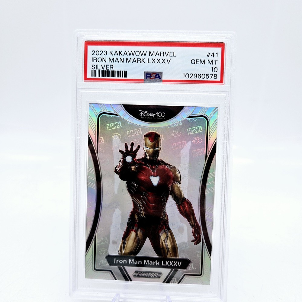2023 Kakawow Phantom Marvel Iron Man Mark 85 Silver Refractor PSA 10 Gem Mint