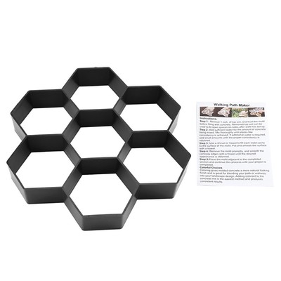 Garten ausgefallene sechseckige Bodenform Ziegel Beton Pflasterform