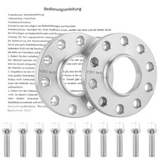 Spurplatten Spurverbreiterung  für Mercedes A C E Audi 30mm 2x15mm 5x112 Ø66.6