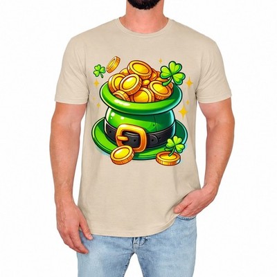 Lucky Clover Herren T-Shirt Pot Of Gold St Patricks Day lustiges Geschenk...