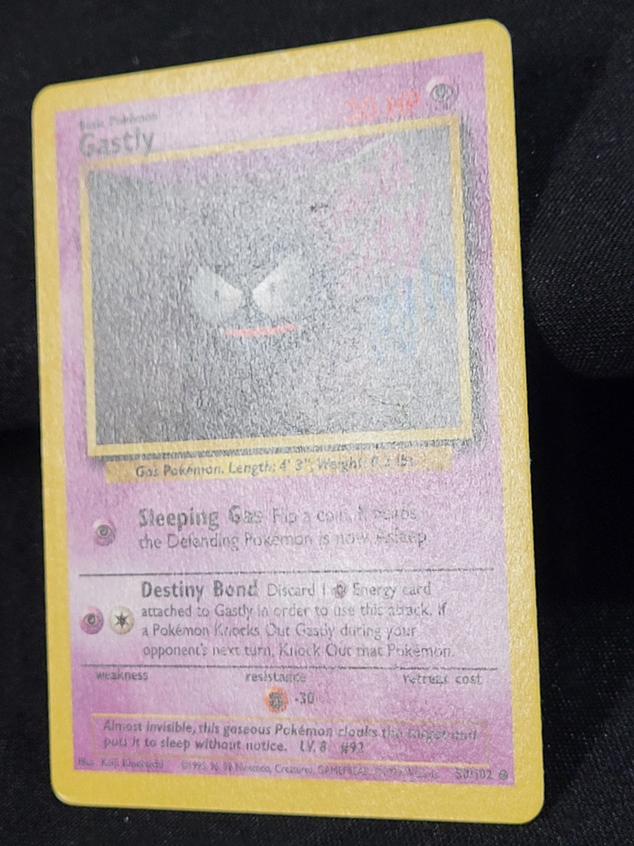 Pokemon Gastly 50/102 Common & Haunter 29/102 Uncommon Unlimited